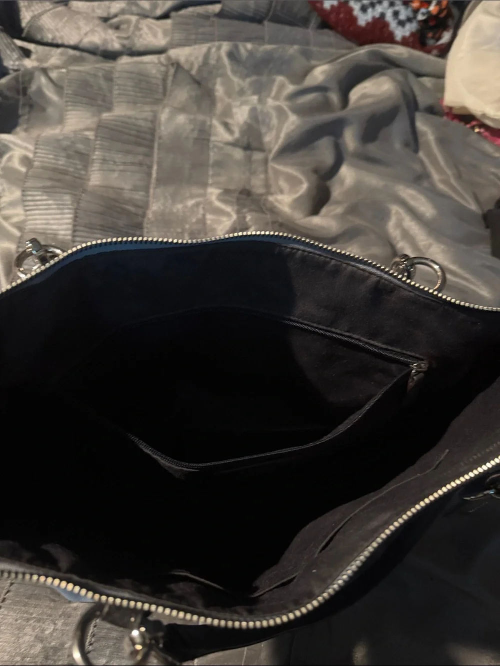 Coach leather tote